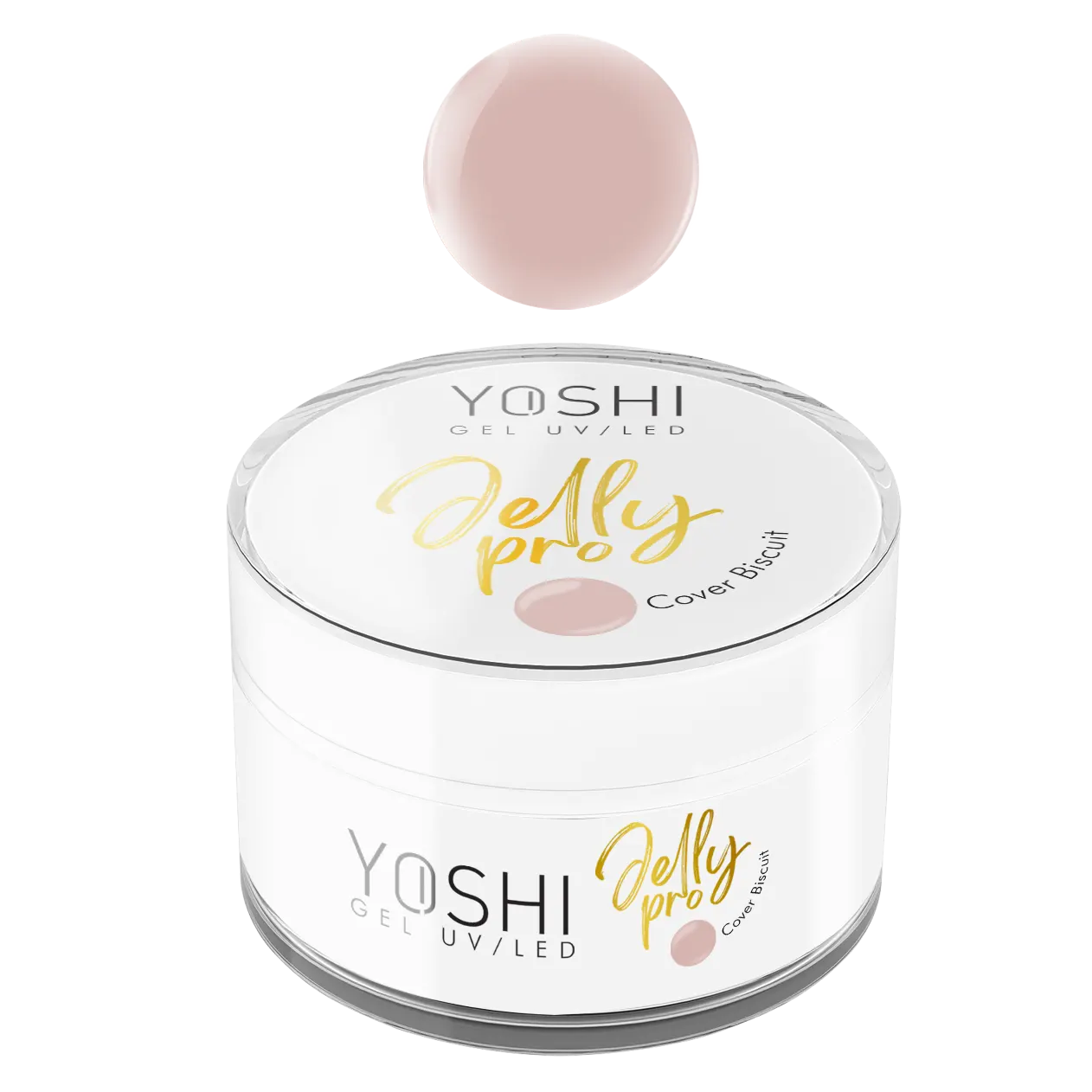 YOSHI - Żel Budujący Jelly PRO Gel UV LED Cover Biscuit 15 ml. - Image 3