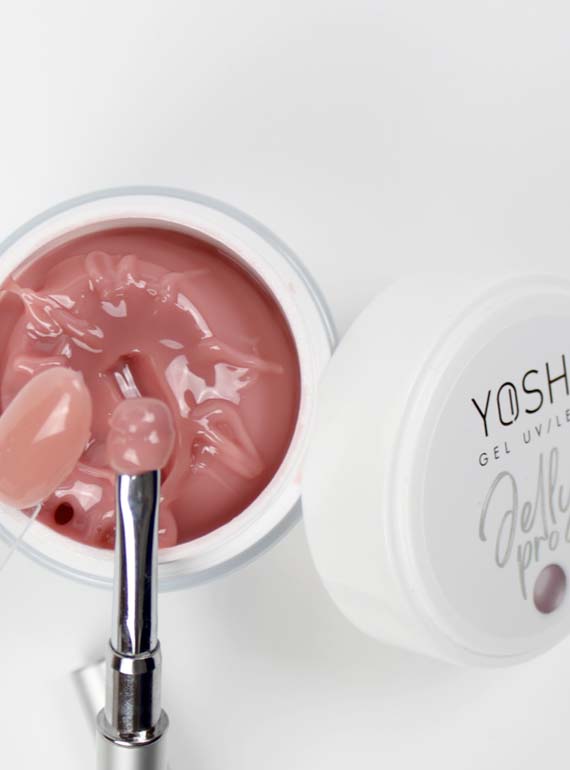 YOSHI - Żel Budujący Jelly PRO Gel UV LED Cover Peach50 ml - Image 3