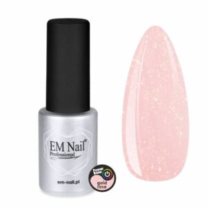 EM Nail - Modelująca baza hybrydowa UV/LED Power Base Gold Rose 6ml