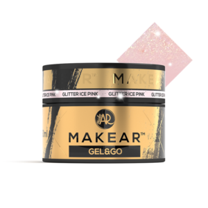 MAKEAR - GEL & GO -Ice Pink Glitter - żel budujący Gel&Go 50ml, GG21