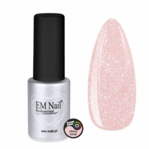 00-EM Nail - Modelująca baza hybrydowa UV/LED Power Base Shiny Rose 15ml