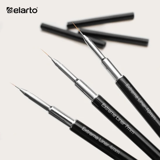 ELARTO - Pędzel do zdobień z metalową rączką Extreme Liner 4mm - Image 2