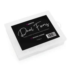 ELARTO - Formy górne Dual Form Modern Almond Clear do przedłużania paznokci 120szt