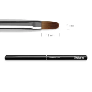 ELARTO - Pędzel do żelu z metalową rączką Gel Brush Oval