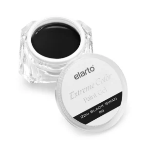 ELARTO - Żel do zdobień nr 224 Extreme Color Paint Gel UV Black Swan 5g