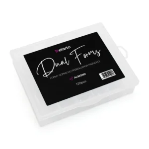 ELARTO - Formy górne Dual Form Almond Clear do przedłużania paznokci 120szt