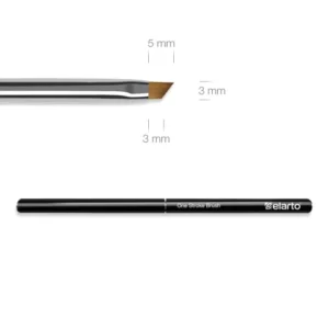 ELARTO - Pędzel do zdobień z metalową rączką One Stroke Brush