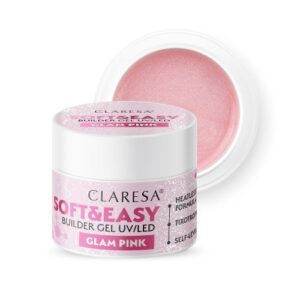 CLARESA - Claresa Żel budujący SOFT&EASY builder gel glam pink 90g