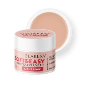 CLARESA - Claresa Żel budujący SOFT&EASY builder gel light beige 45g