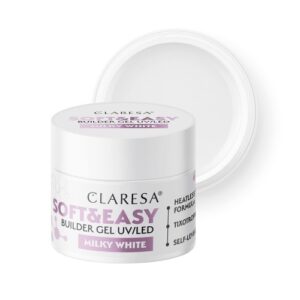 CLARESA - Claresa Żel budujący SOFT&EASY builder gel milky white 12g