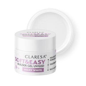 CLARESA - Claresa Żel budujący SOFT&EASY builder gel milky white 90g