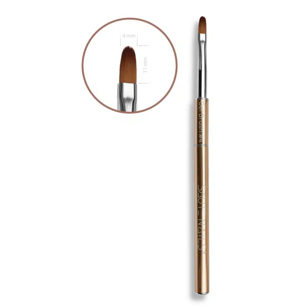 SAUTE NAILS - Pędzel Saute Nails Gel Brush #4