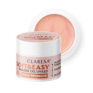 CLARESA - Claresa Żel budujący SOFT&EASY builder gel gold prosecco 90g