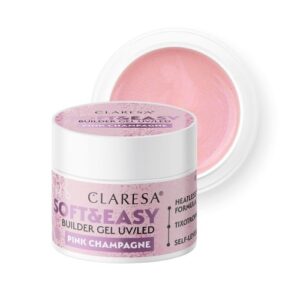 CLARESA - Claresa Żel budujący SOFT&EASY builder gel pink champagne 90g