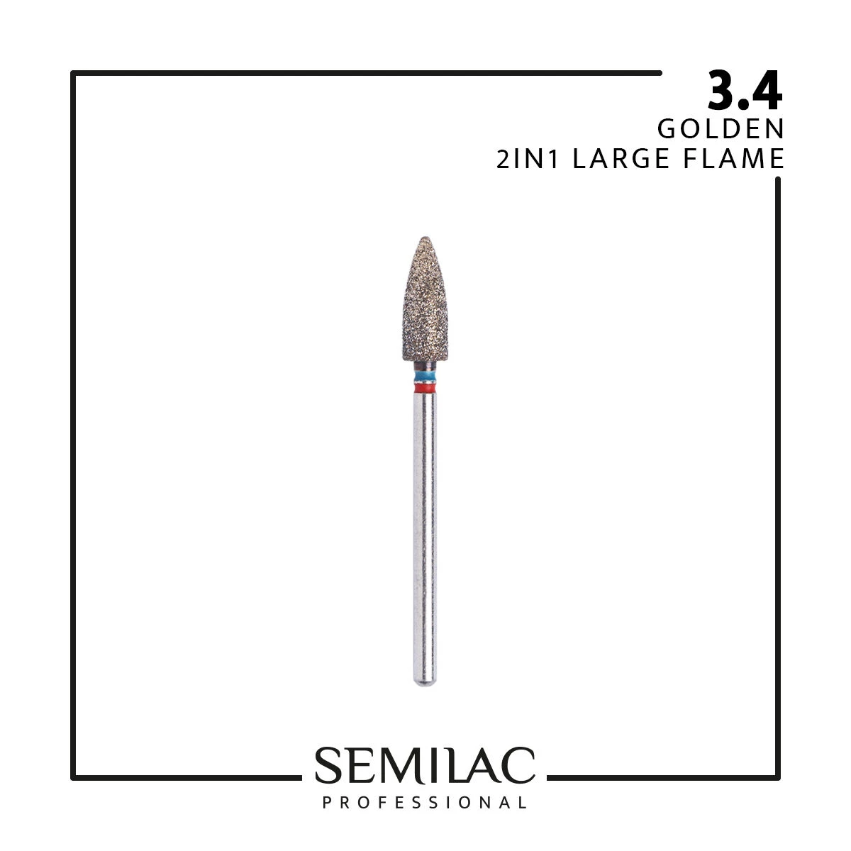 SEMILAC - Frez Golden Professional 3.4 Płomień
