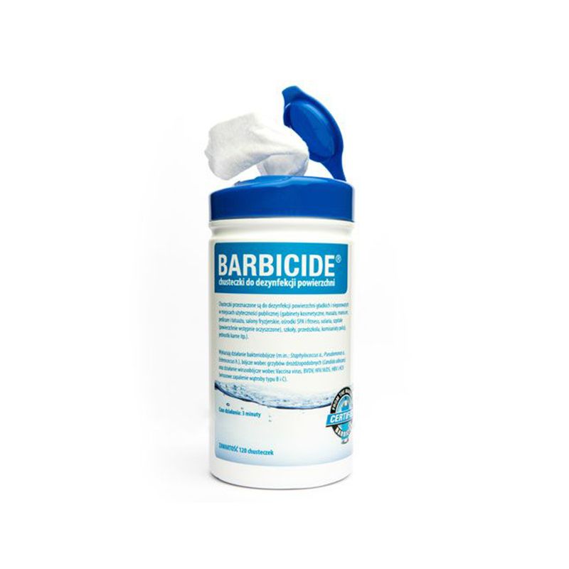 BARBICIDE - Chusteczki do dezynfekcji powierzchni 100 szt