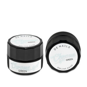 DE NAILS - Chrome Gel Green 6g