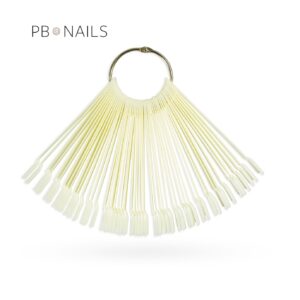 PB NAILS - Wzorniki do paznokci Wachlarz naturalny kwadrat