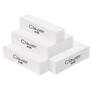 CLAVIER - Blok Polerski – 10 szt. do paznokci, manicure