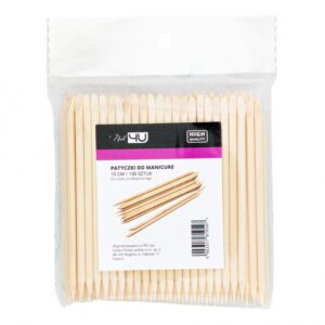NAIL4U - Patyczki drewniane 100 sztuk 10 CM