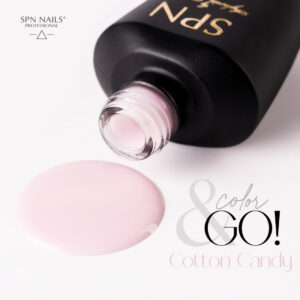 SPN NAILS - Rubber Base COLOR & GO! Cotton Candy 10ml