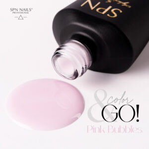 SPN NAILS - Rubber Base COLOR & GO! Pink Bubbles 10ml