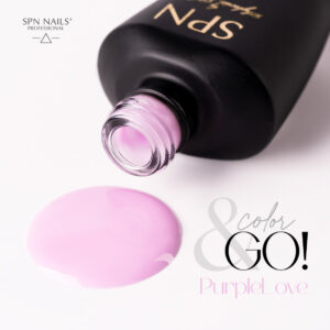 SPN NAILS - Rubber Base COLOR & GO! PurpleLove 10ml