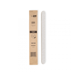 NAIL4U - Zestaw - Pilnik Slim NATURAL II prosty 100/180 (komplet 50 sztuk)