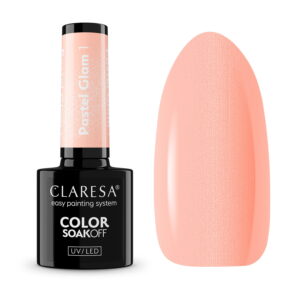 CLARESA - Lakier hybrydowy Pastel Glam 1 -5g