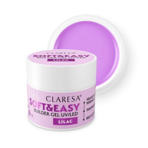 CLARESA - Żel budujący SOFT&EASY builder gel Lilac 90g