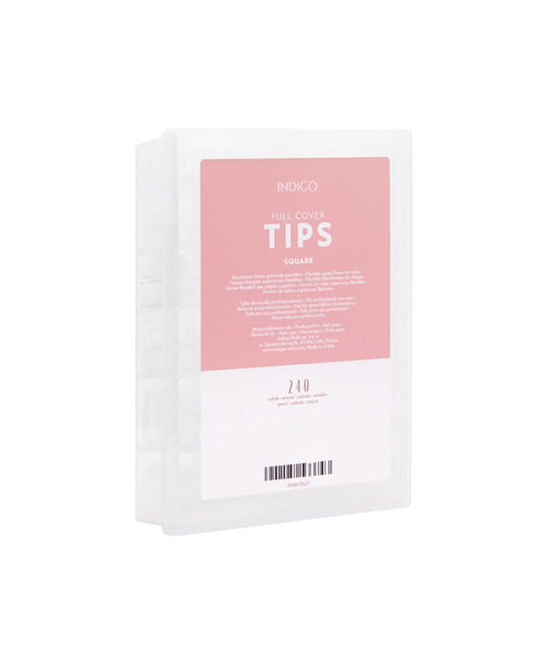 Tipsy Do Paznokci Full Cover Tips Square - 240 szt