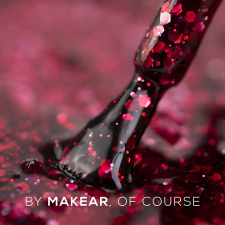 MAKEAR - S61 Cherry Star - Lakier hybrydowy Makear - Image 2