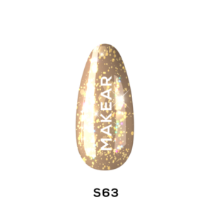 MAKEAR - S63 Gold Star - Lakier hybrydowy Makear