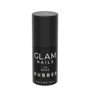 GLAM NAILS – Baza hybrydowa 12 Rubber 6ml