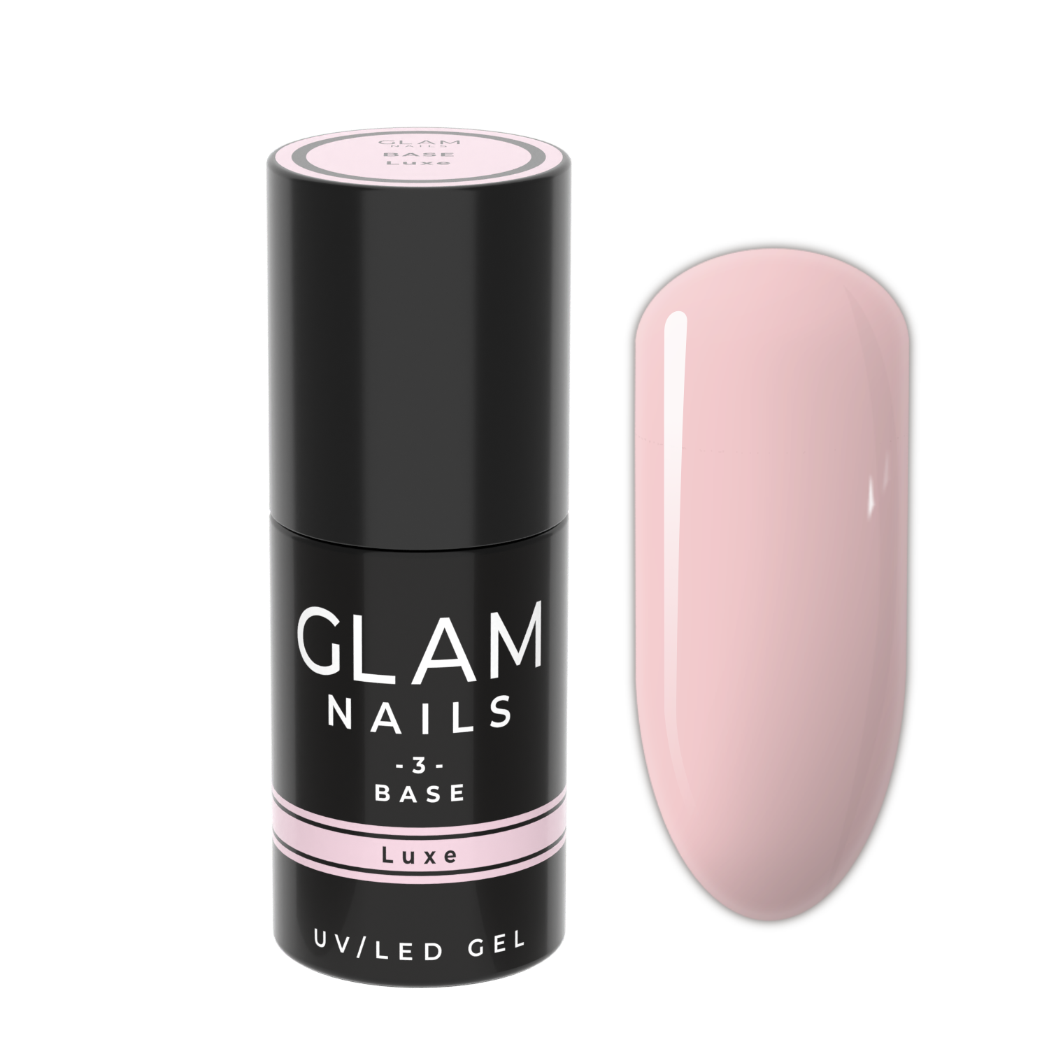 GLAM NAILS – Baza hybrydowa 3 Luxe 6ml