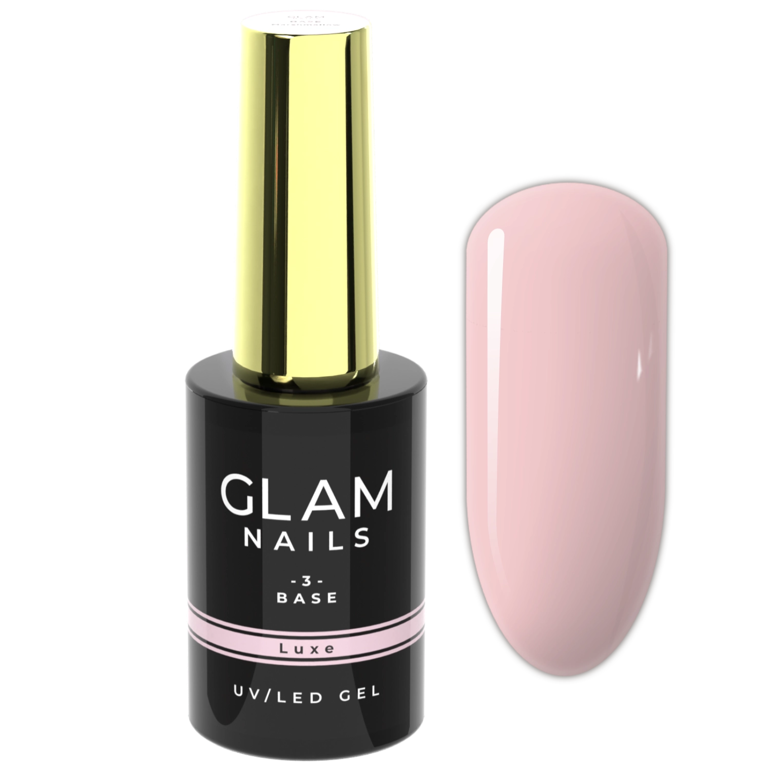 GLAM NAILS – Baza hybrydowa 3 Luxe 10ml