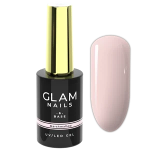 GLAM NAILS – Baza hybrydowa 6 Marshmallow 10ml