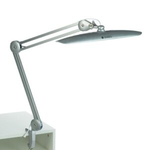 SONOBELLA - Lampa warsztatowa Sonobella BSL-01 LED 24W + CLIP SREBRNA