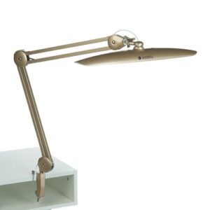 SONOBELLA - Lampa warsztatowa Sonobella BSL-01 LED 24W + CLIP ZŁOTA