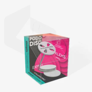STALEKS -  Wydłużony dysk do pedicure PODODISC M EXPERT oraz zestaw pilników jednorazowych 180 grit 5 szt (20 mm)