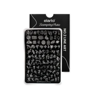 ELARTO - Blaszka do stempli elarto Stamping Plate No. 2 Line Art