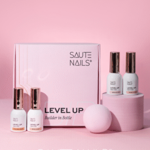 SAUTE NAILS - Żel w butelce BiB Level Up - Zestaw