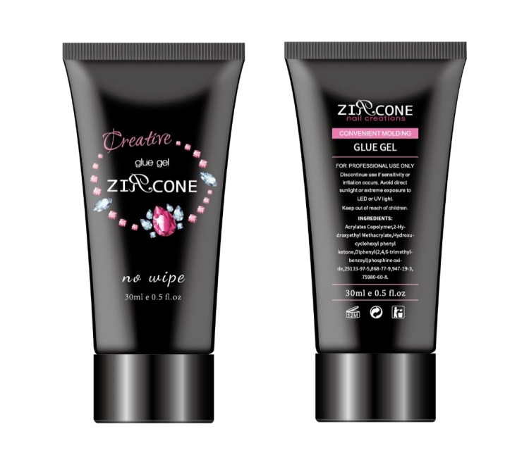 ZIRCONE - Klej Żelowy do cyrkonii i ozdób UV/LED (30ml)