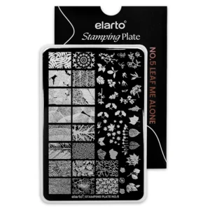 ELARTO - Blaszka do stempli elarto Stamping Plate No. 5 Leaf Me Alone