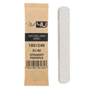NAIL4U - Pilnik Podofile Slim Mini prosty 180/240 (komplet 50 sztuk)