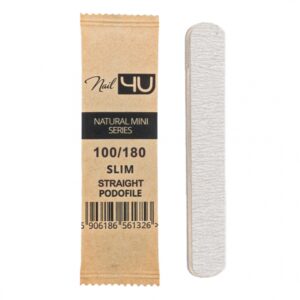NAIL4U - Pilnik Podofile Slim Mini prosty 100/180 (komplet 50 sztuk)