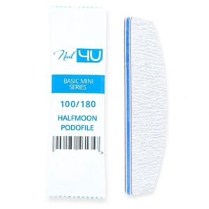 NAIL4U - Pilnik Podofile BASIC MINI Łódka 100/180 (komplet 25 sztuk)