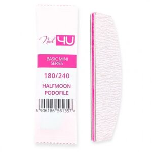 NAIL4U - Pilnik Podofile BASIC MINI Łódka 180/240 (komplet 25 sztuk)