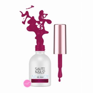 SAUTE NAILS - Lakier hybrydowy Glass Effect S321 Glass Maroon