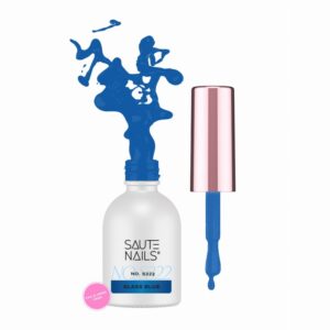 SAUTE NAILS - Lakier hybrydowy Glass Effect S322 Glass Blue